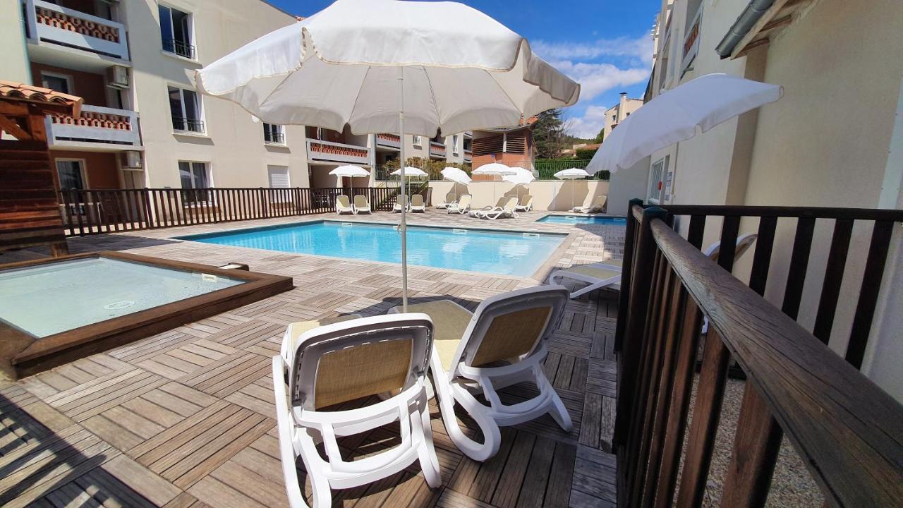La Terrasse De L'Imbut - Climatisation & Piscine Apartment Gréoux-les-Bains Exterior photo